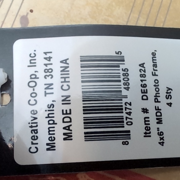 NWT, Pheonix Creative Co-op 4×6 MDF Instrument/Music Notes Designed Frame. - Picture 7 of 9